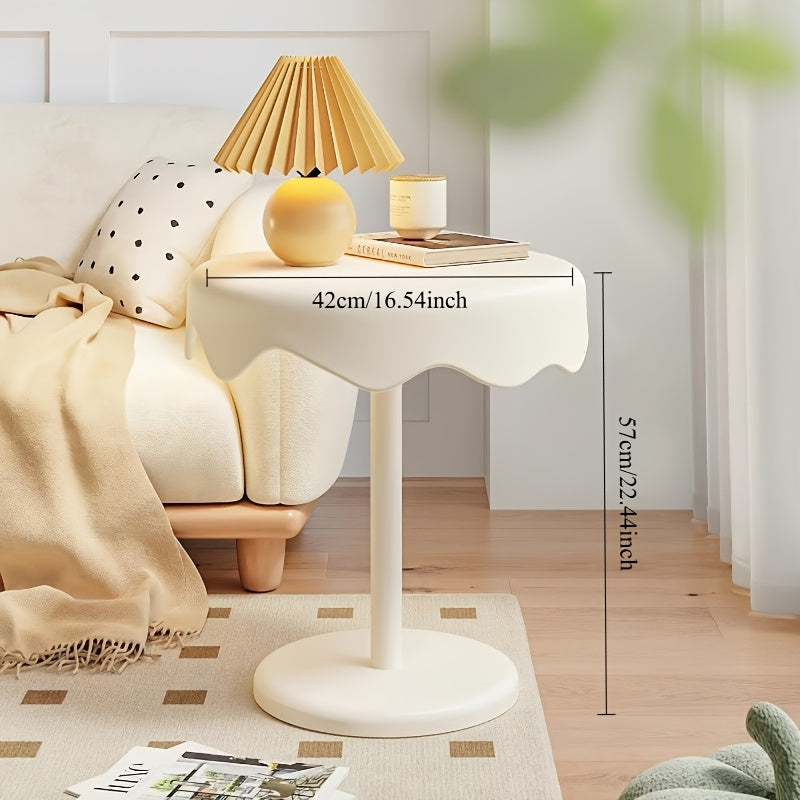 Table Basse Moderne en Plastique - Imperméable, Durable, Montage Facile, Style Contemporain pour Salon ou Chambre à Coucher, Zone d'Assise Confortable, Design de Table Minimaliste, Mobilier de Montage Rapide