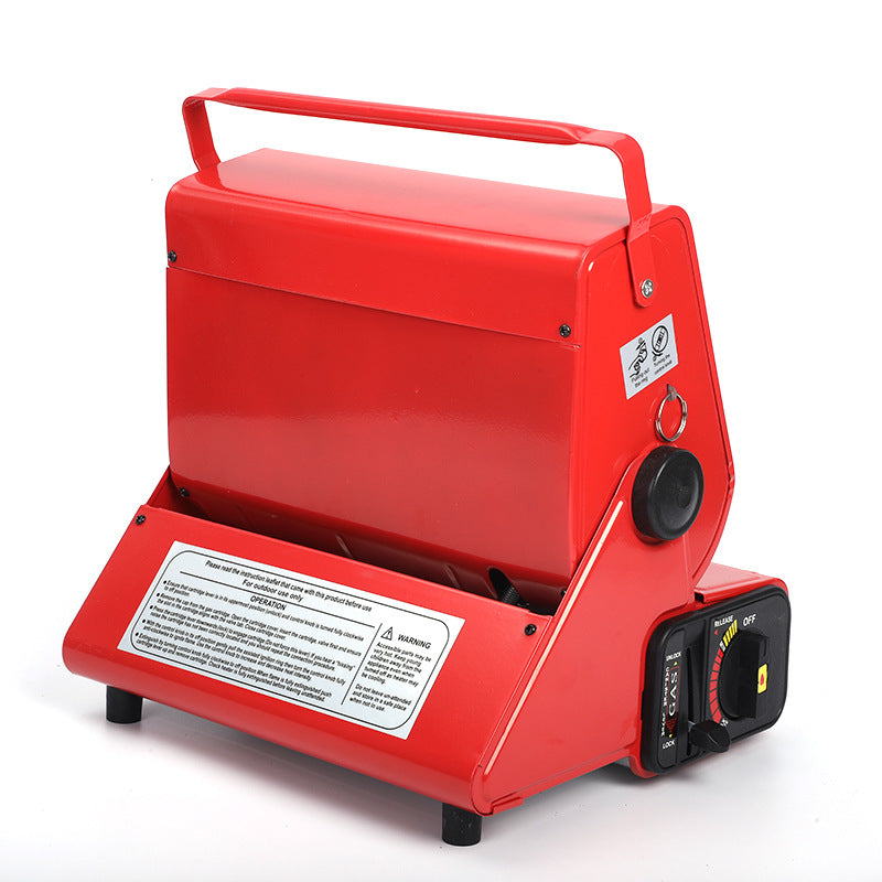 Stay Warm Outdoors with this Portable Dual-Use Liquefied Gas Mini Tent Heater Fireplace!