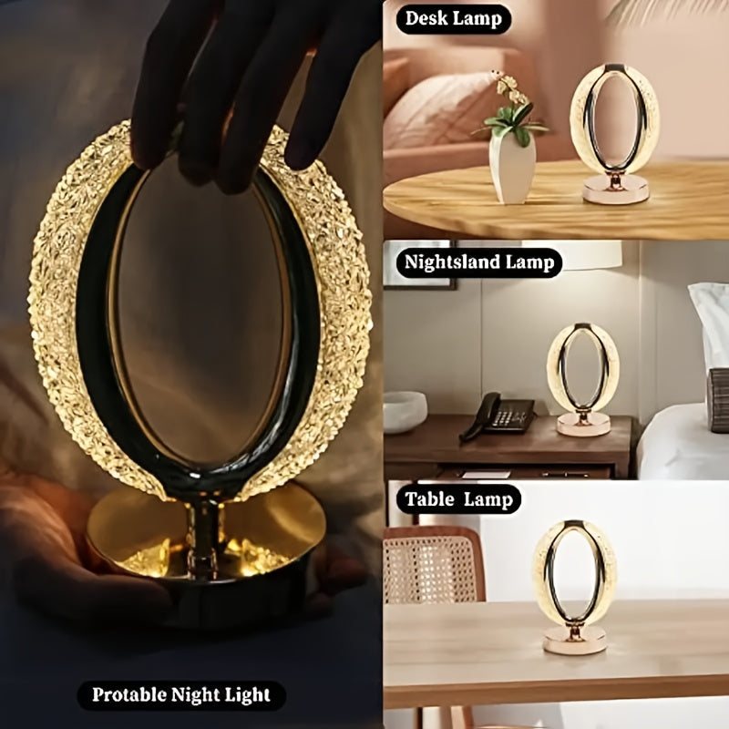 A USB small night light and ambient table lamp, suitable for use beside the bed indoors and in the bedroom. It can also serve as a birthday gift or a festive light for Christmas.